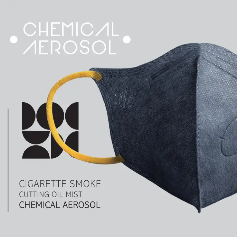 [Chemisches Aerosol]: DC 3D-Industriestaubmaske, 6 Stück (Erwachsene)